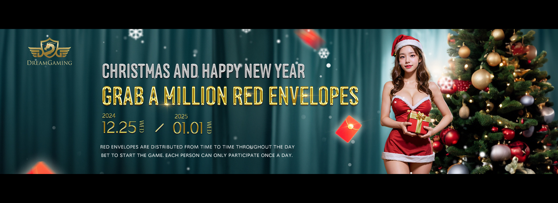 Dreamgaming - Christmas and New Year Red Envelopes